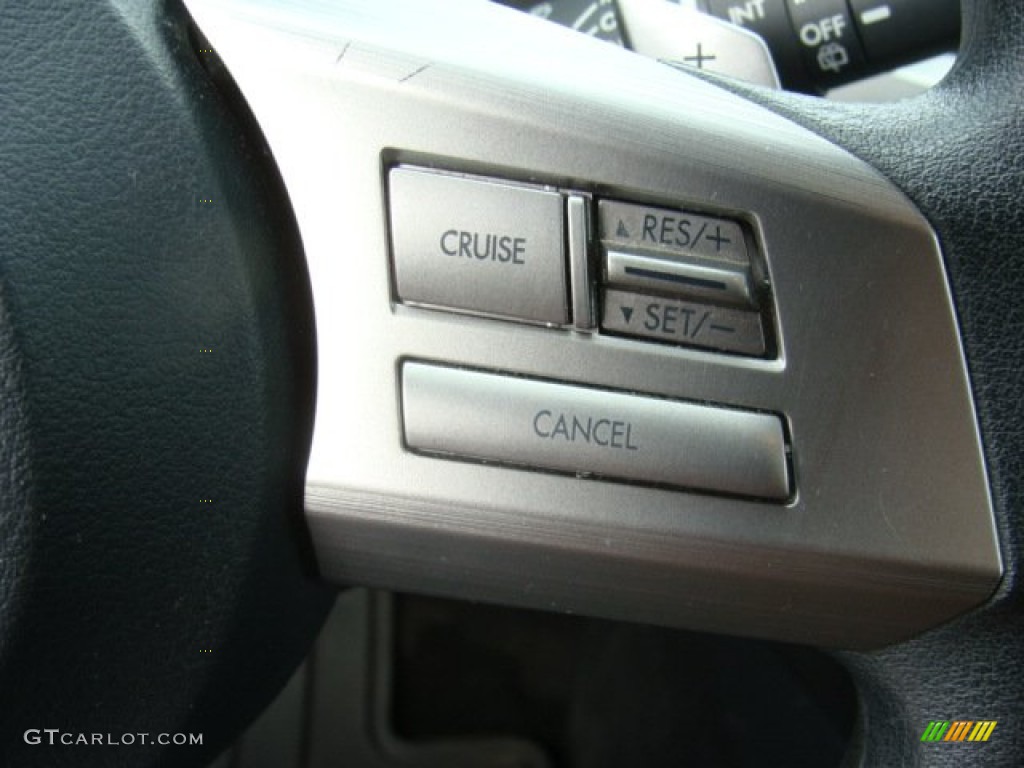 2011 Outback 2.5i Wagon - Graphite Gray Metallic / Off Black photo #15