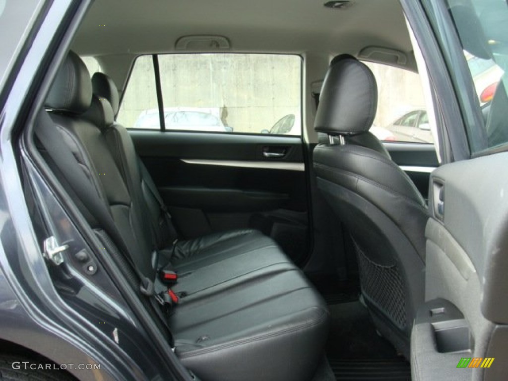 2011 Outback 2.5i Wagon - Graphite Gray Metallic / Off Black photo #22