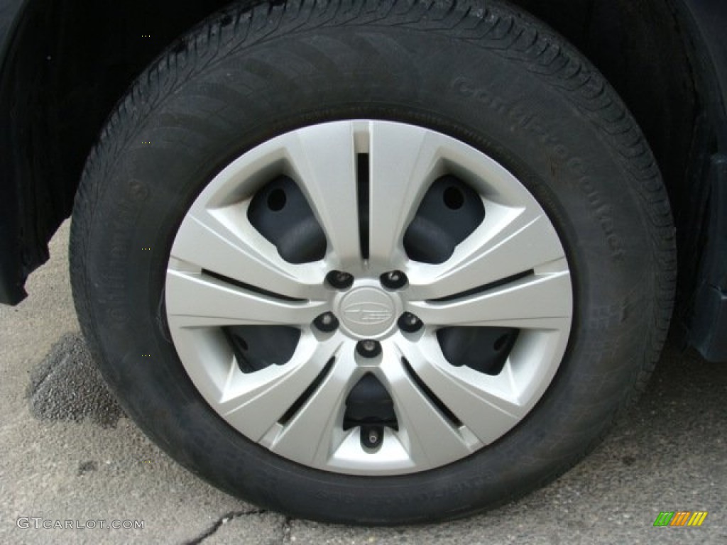 2011 Outback 2.5i Wagon - Graphite Gray Metallic / Off Black photo #26