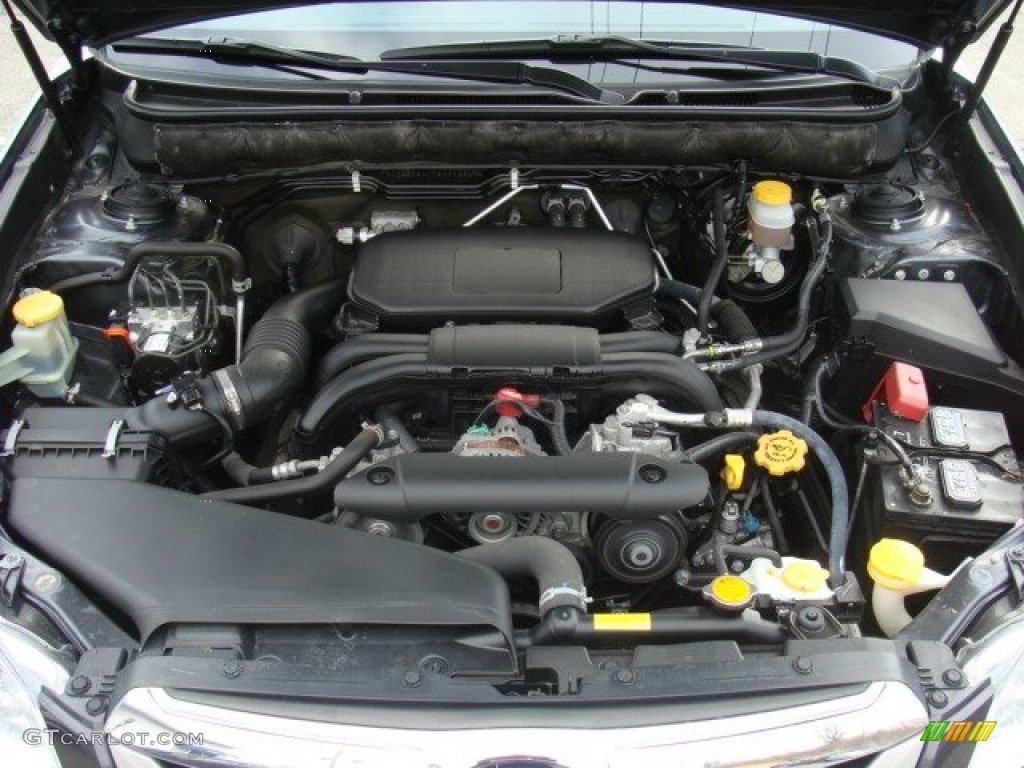 2011 Outback 2.5i Wagon - Graphite Gray Metallic / Off Black photo #28