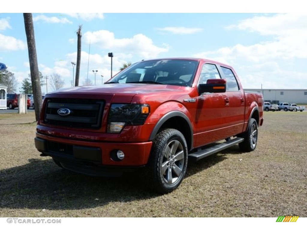 2014 F150 FX4 SuperCrew 4x4 - Sunset / Black photo #1