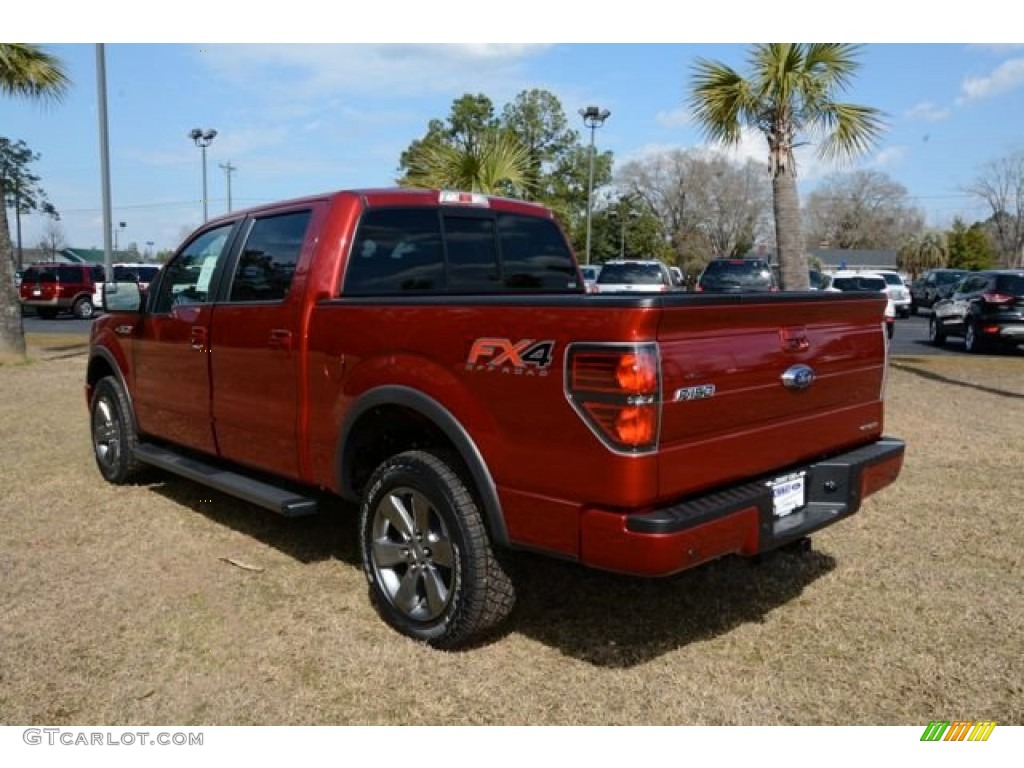 2014 F150 FX4 SuperCrew 4x4 - Sunset / Black photo #7