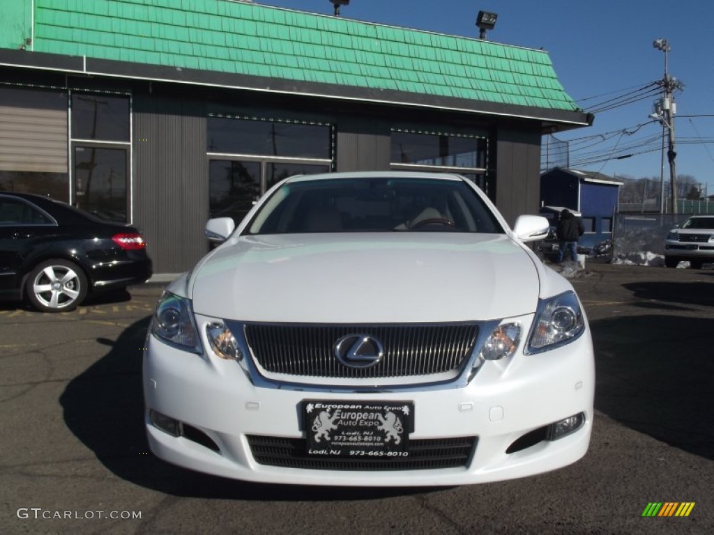 2010 GS 350 AWD - Starfire Pearl White / Parchment photo #2