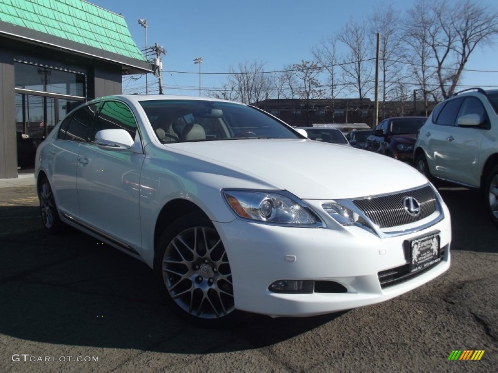 2010 GS 350 AWD - Starfire Pearl White / Parchment photo #3