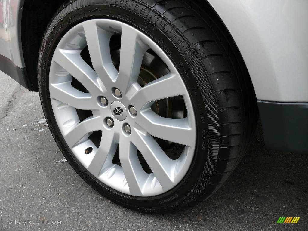 2006 Range Rover Sport Supercharged - Arctic Frost Metallic / Ebony Black photo #28
