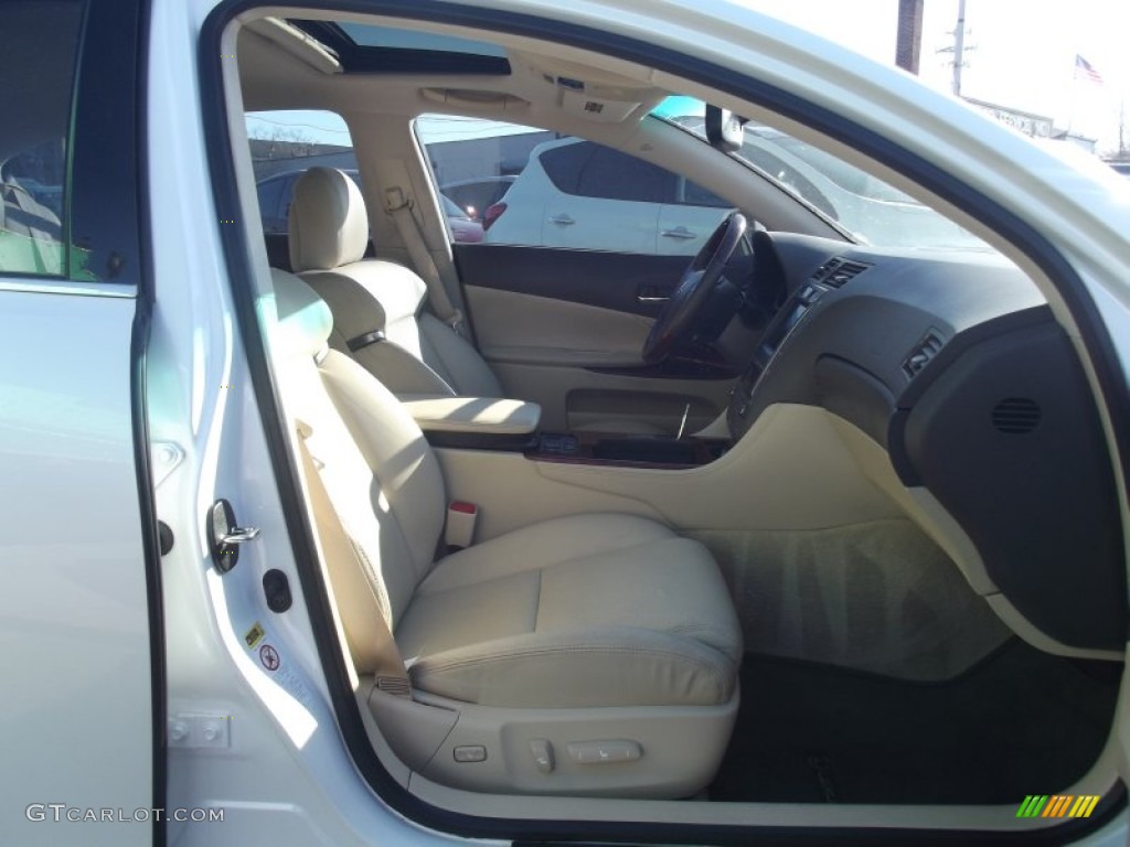 2010 GS 350 AWD - Starfire Pearl White / Parchment photo #24