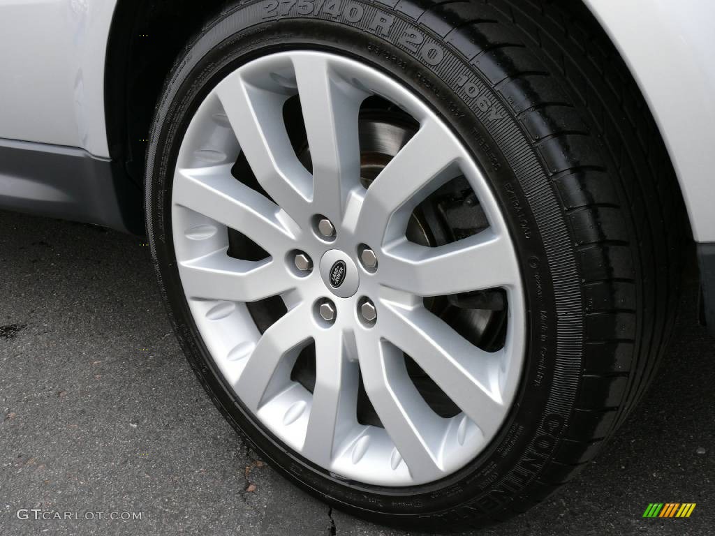 2006 Range Rover Sport Supercharged - Arctic Frost Metallic / Ebony Black photo #29