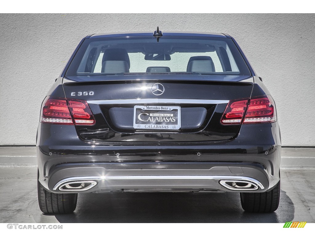 2014 E 350 Sport Sedan - Black / Black photo #3