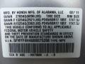 Alabaster Silver Metallic - Pilot EX 4WD Photo No. 31