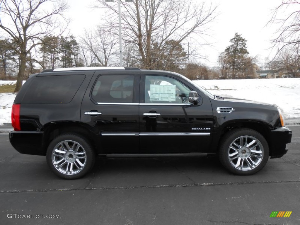 2014 Escalade Platinum AWD - Black Raven / Ebony/Ebony photo #4