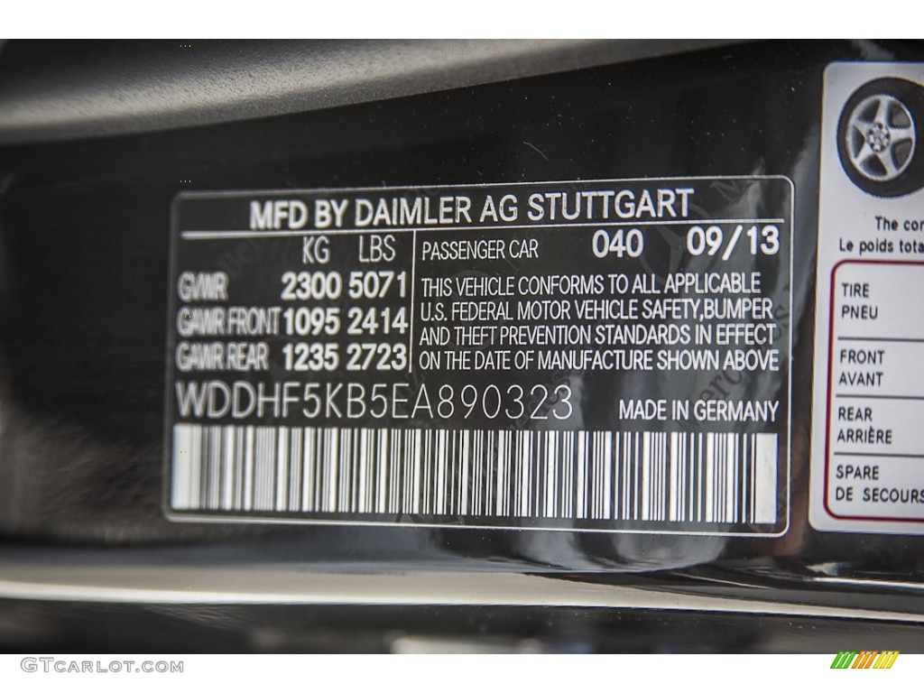 2014 E 350 Sport Sedan - Black / Black photo #7