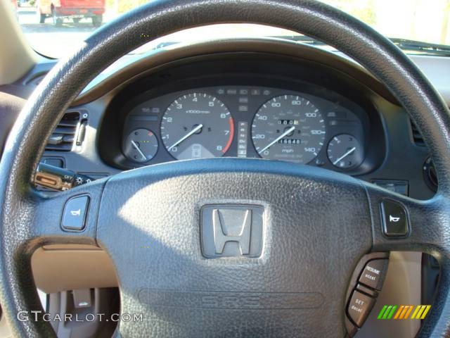 1996 Accord LX Sedan - Frost White / Beige photo #11