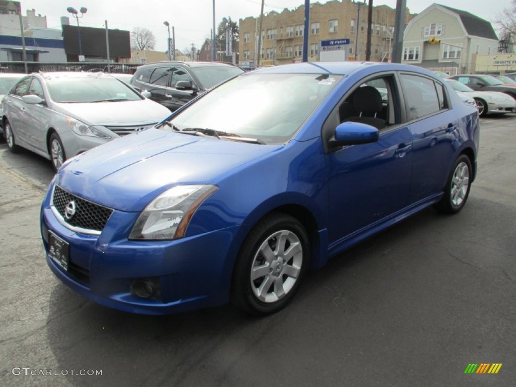 2011 Sentra 2.0 SR - Metallic Blue / Charcoal photo #3