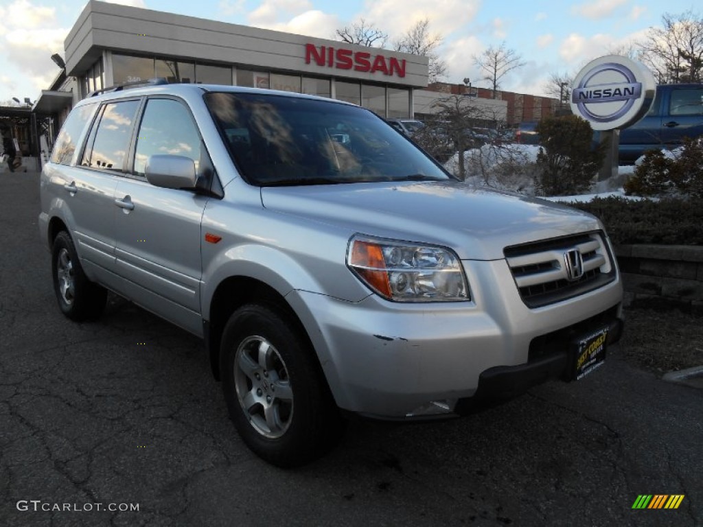 2007 Pilot EX 4WD - Billet Silver Metallic / Gray photo #1