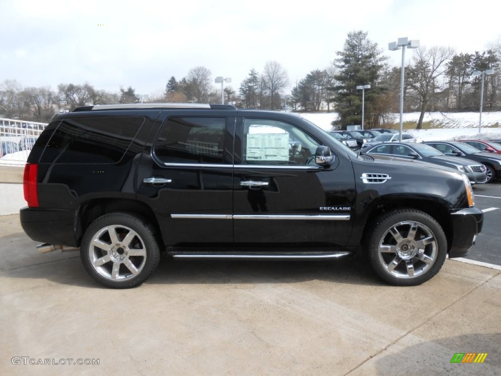 2014 Escalade Luxury AWD - Black Raven / Ebony/Ebony photo #4