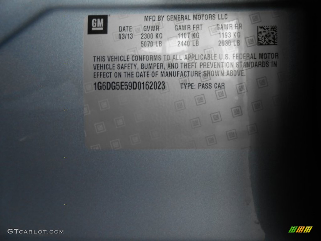 2013 CTS 4 3.0 AWD Sedan - Glacier Blue Metallic / Cashmere/Cocoa photo #13