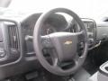 Jet Black/Dark Ash 2015 Chevrolet Silverado 2500HD WT Crew Cab 4x4 Steering Wheel