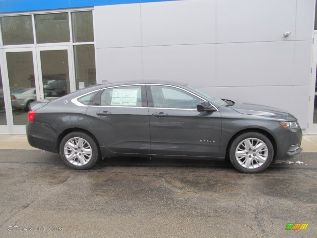 2014 Impala LS - Ashen Gray Metallic / Jet Black/Dark Titanium photo #2