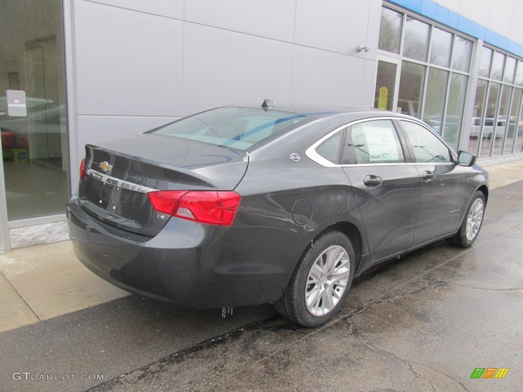 2014 Impala LS - Ashen Gray Metallic / Jet Black/Dark Titanium photo #4