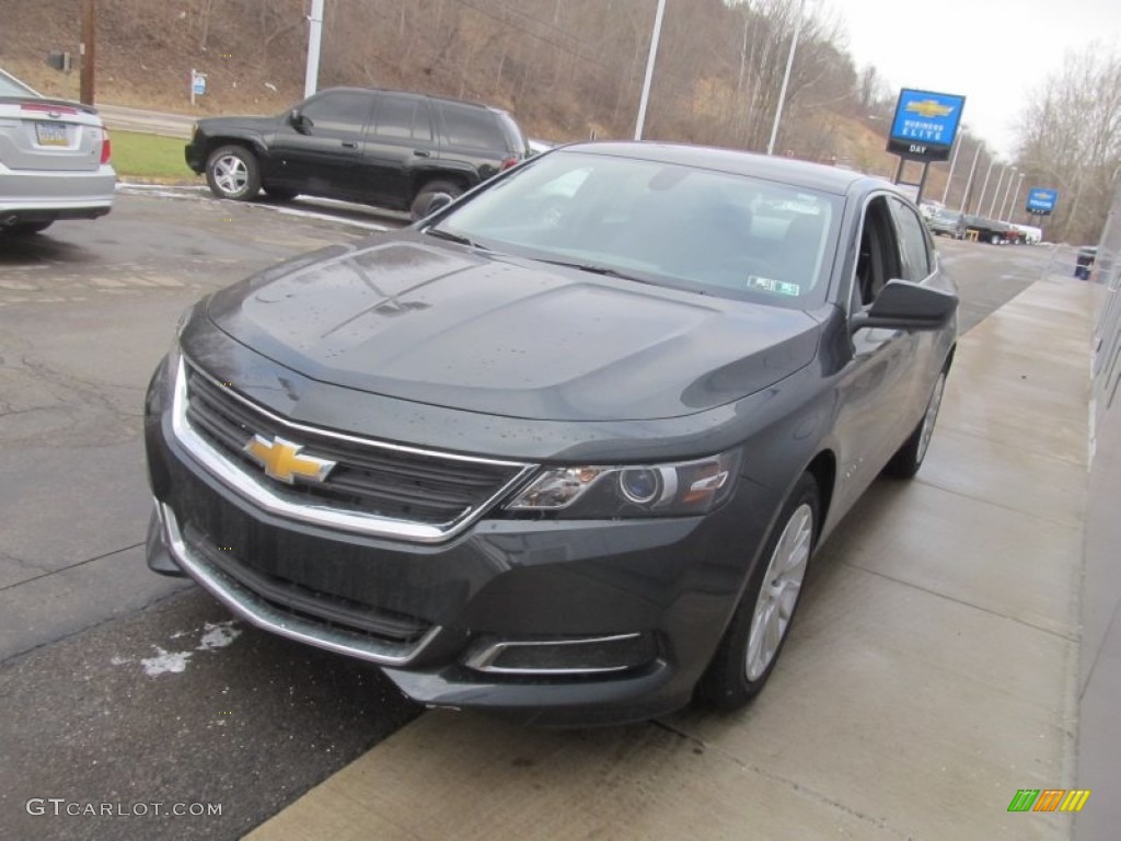 2014 Impala LS - Ashen Gray Metallic / Jet Black/Dark Titanium photo #7