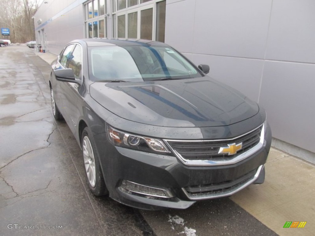 2014 Impala LS - Ashen Gray Metallic / Jet Black/Dark Titanium photo #9