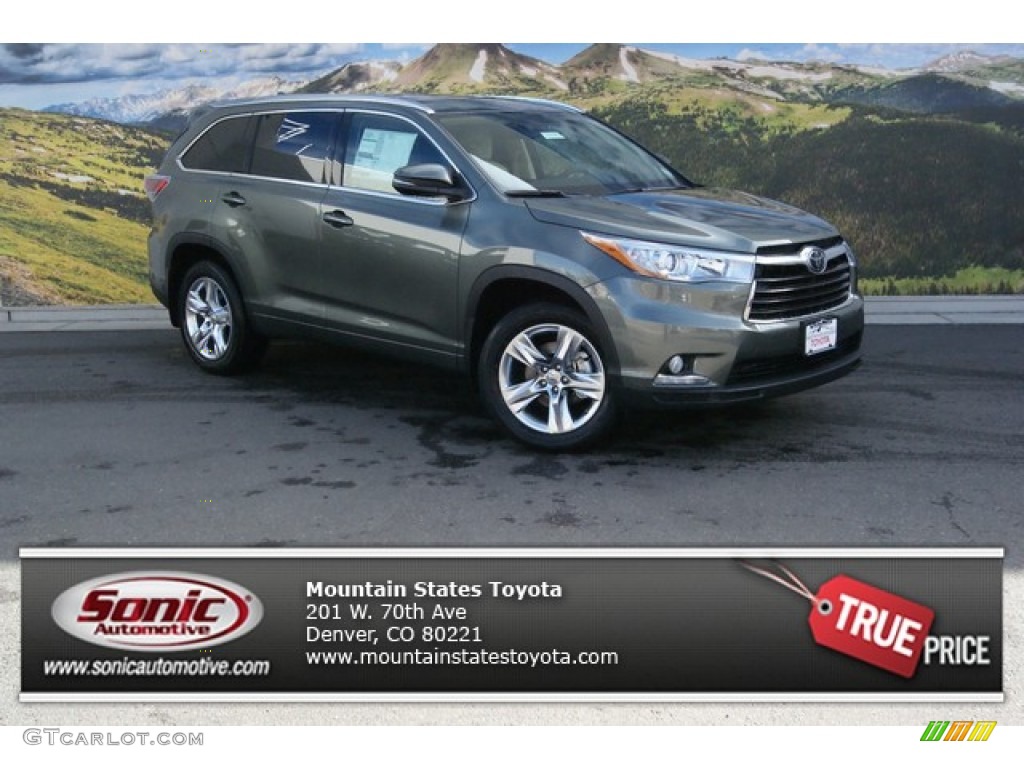 2014 Highlander Limited AWD - Alumina Jade Metallic / Almond photo #1