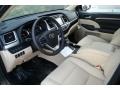 2014 Toyota Highlander Almond Interior Prime Interior Photo