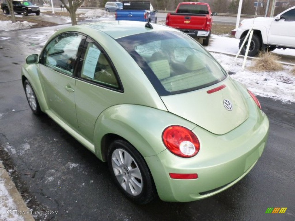 2008 New Beetle S Coupe - Gecko Green / Cream Beige photo #6