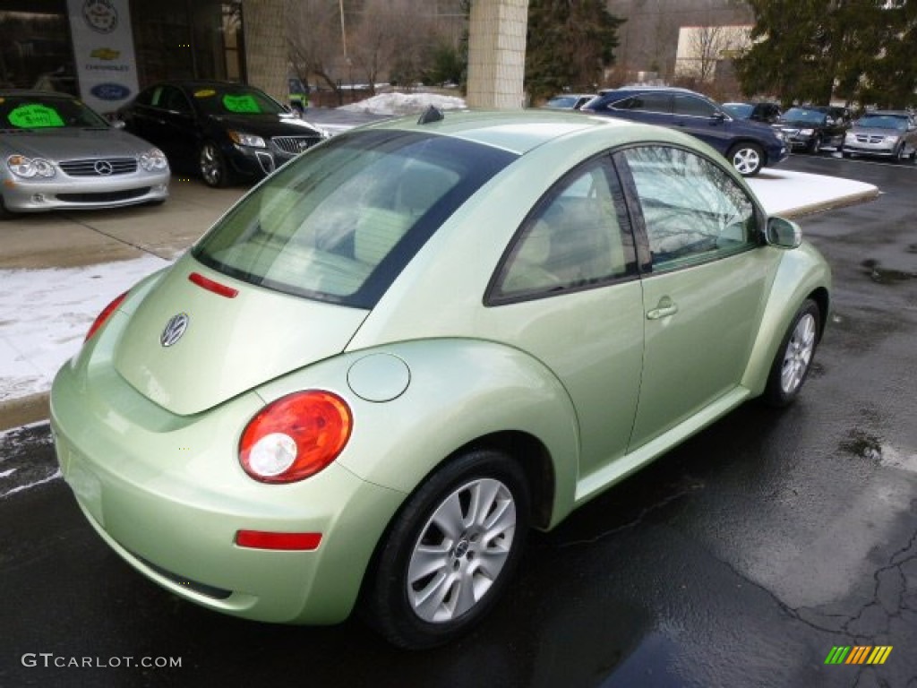 2008 New Beetle S Coupe - Gecko Green / Cream Beige photo #8