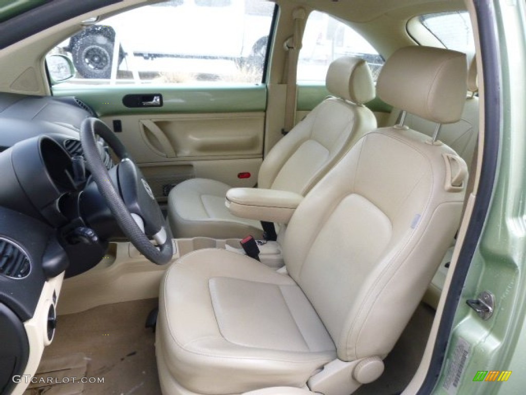 2008 New Beetle S Coupe - Gecko Green / Cream Beige photo #10