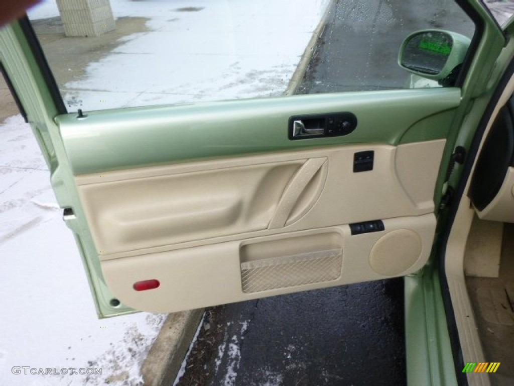 2008 New Beetle S Coupe - Gecko Green / Cream Beige photo #13