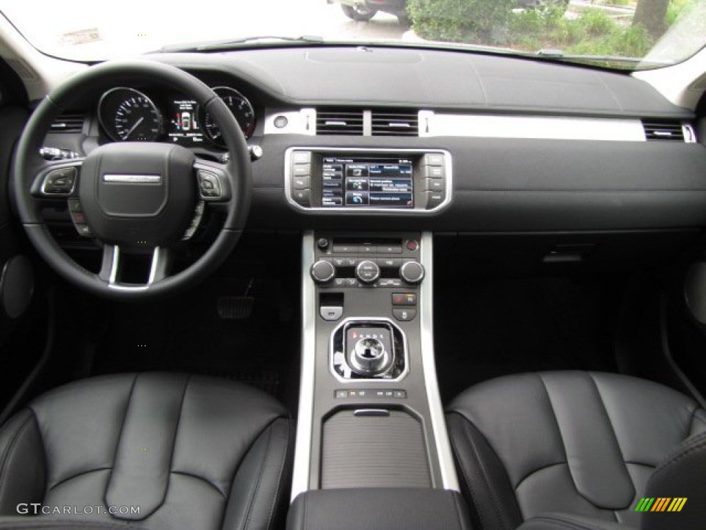 2014 Land Rover Range Rover Evoque Pure Plus Ebony Dashboard Photo #90912679