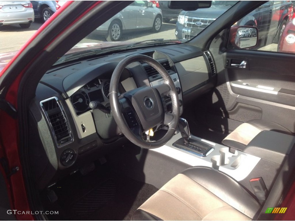 2008 Mariner V6 Premier 4WD - Vivid Red Metallic / Greystone/Stone photo #10