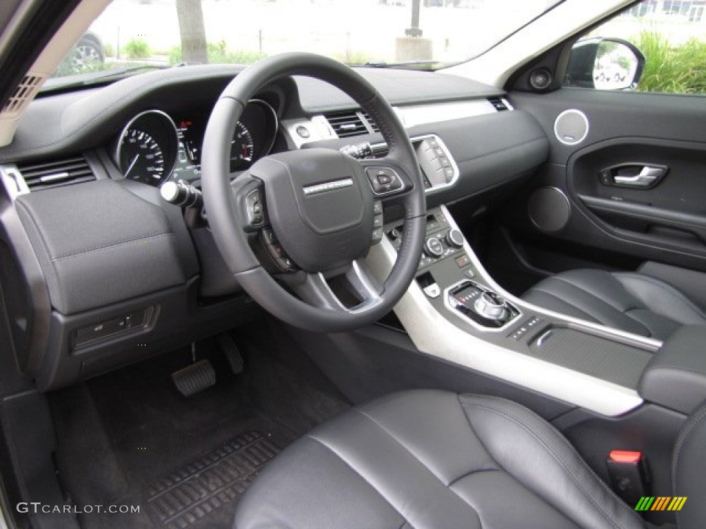 Ebony Interior 2014 Land Rover Range Rover Evoque Pure Plus Photo #90912844
