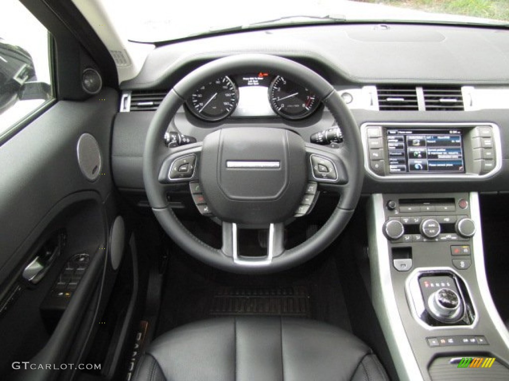 2014 Land Rover Range Rover Evoque Pure Plus Ebony Dashboard Photo #90912859