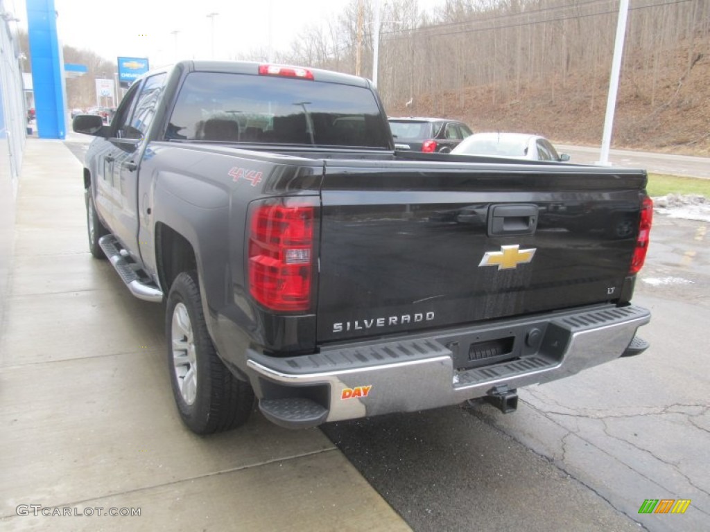 2014 Silverado 1500 LT Crew Cab 4x4 - Black / Jet Black photo #7