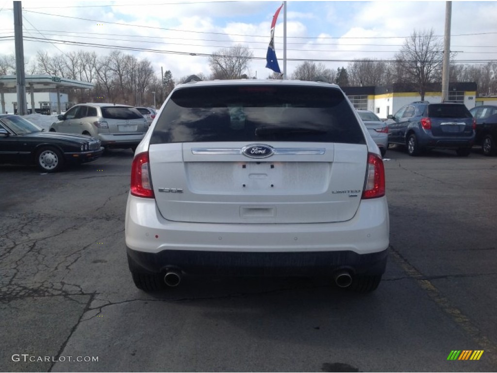2013 Edge Limited AWD - White Suede / Charcoal Black photo #6