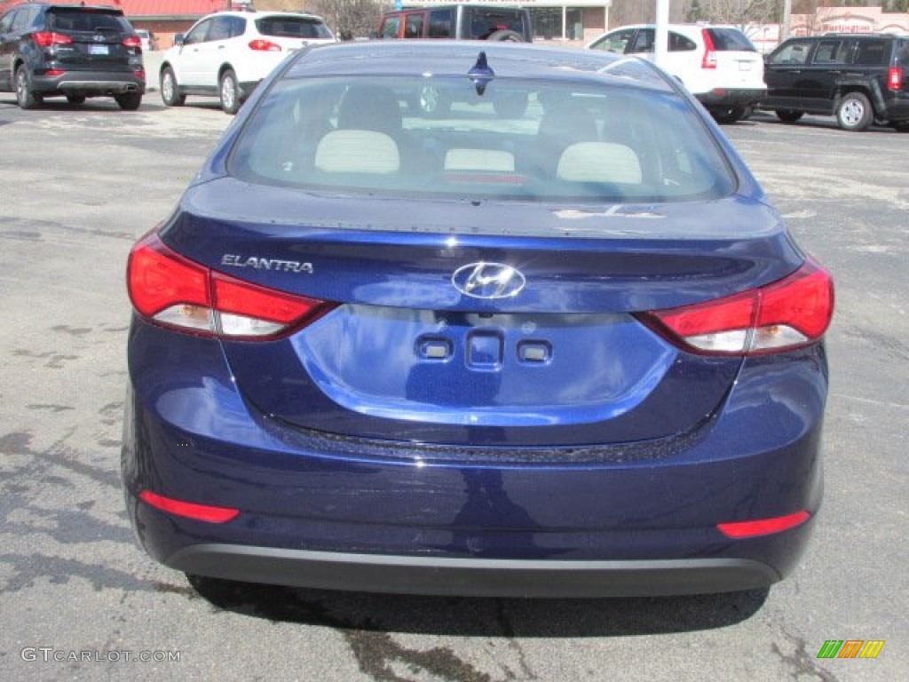 2014 Elantra SE Sedan - Blue / Beige photo #6