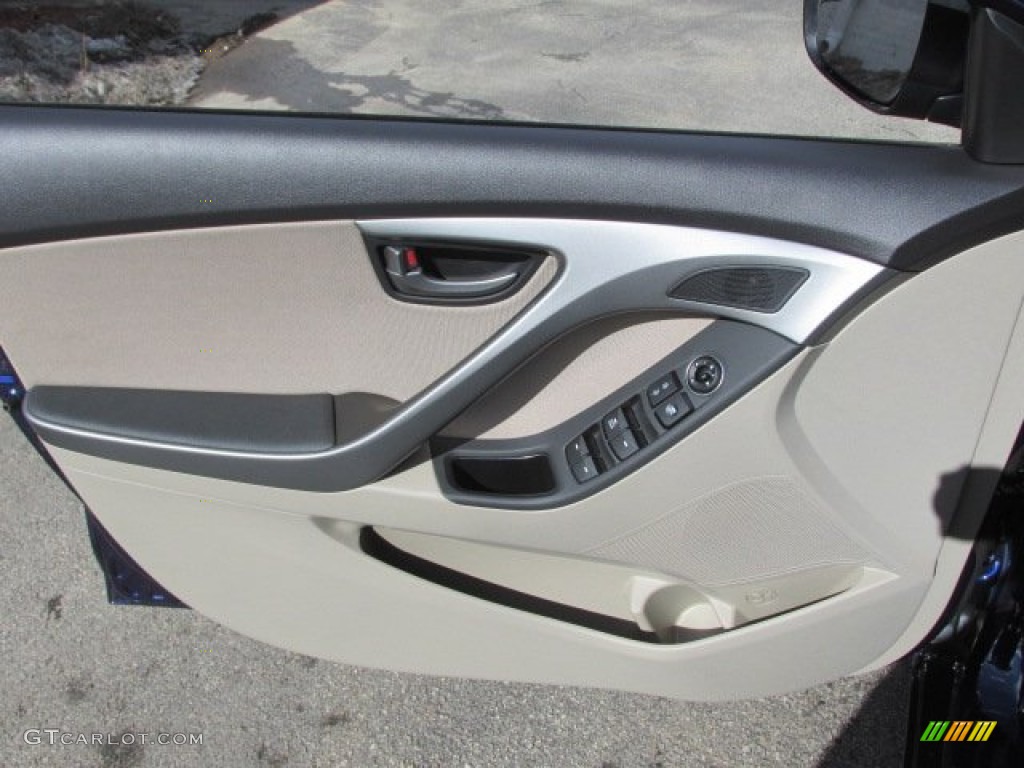 2014 Elantra SE Sedan - Blue / Beige photo #8