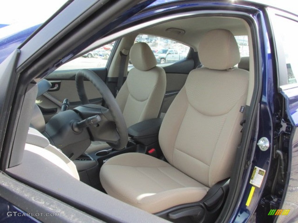 2014 Elantra SE Sedan - Blue / Beige photo #9