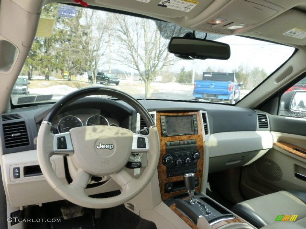 2010 Jeep Grand Cherokee Limited 4x4 Dark Slate Gray/Light Graystone Dashboard Photo #90913375