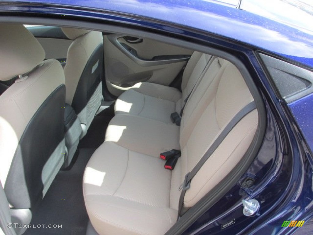 2014 Elantra SE Sedan - Blue / Beige photo #14