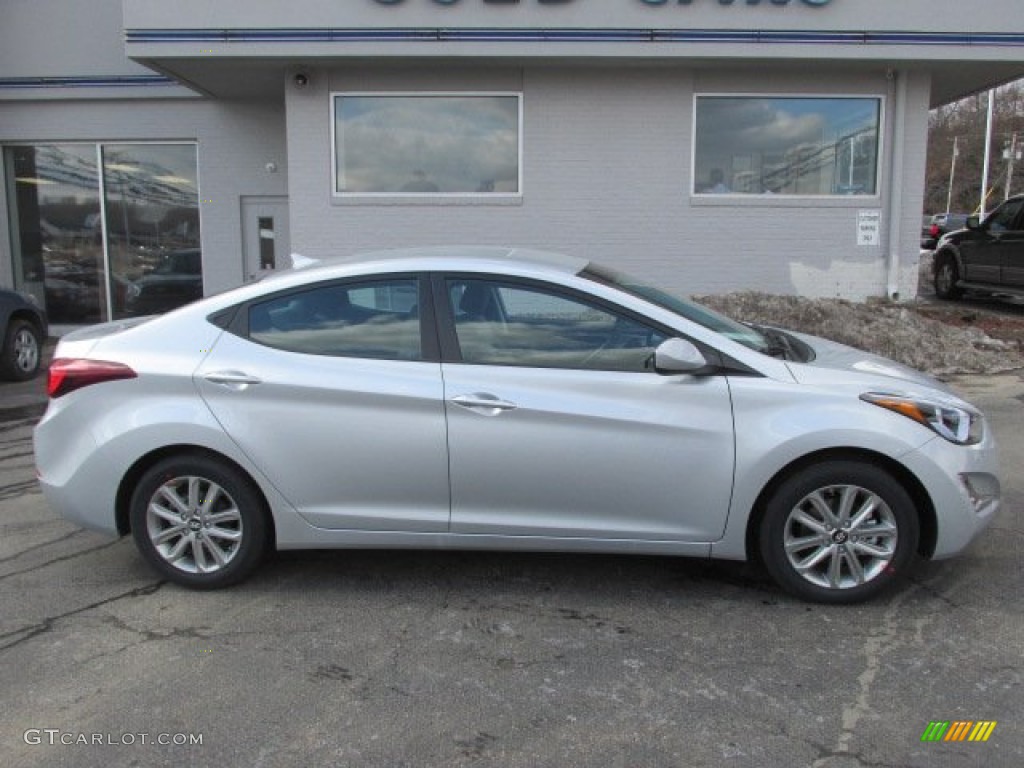 2014 Elantra SE Sedan - Silver / Gray photo #2