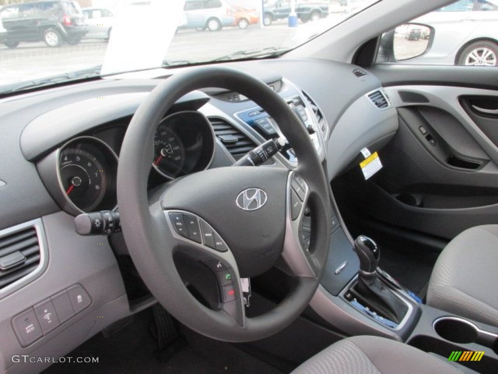2014 Elantra SE Sedan - Silver / Gray photo #7