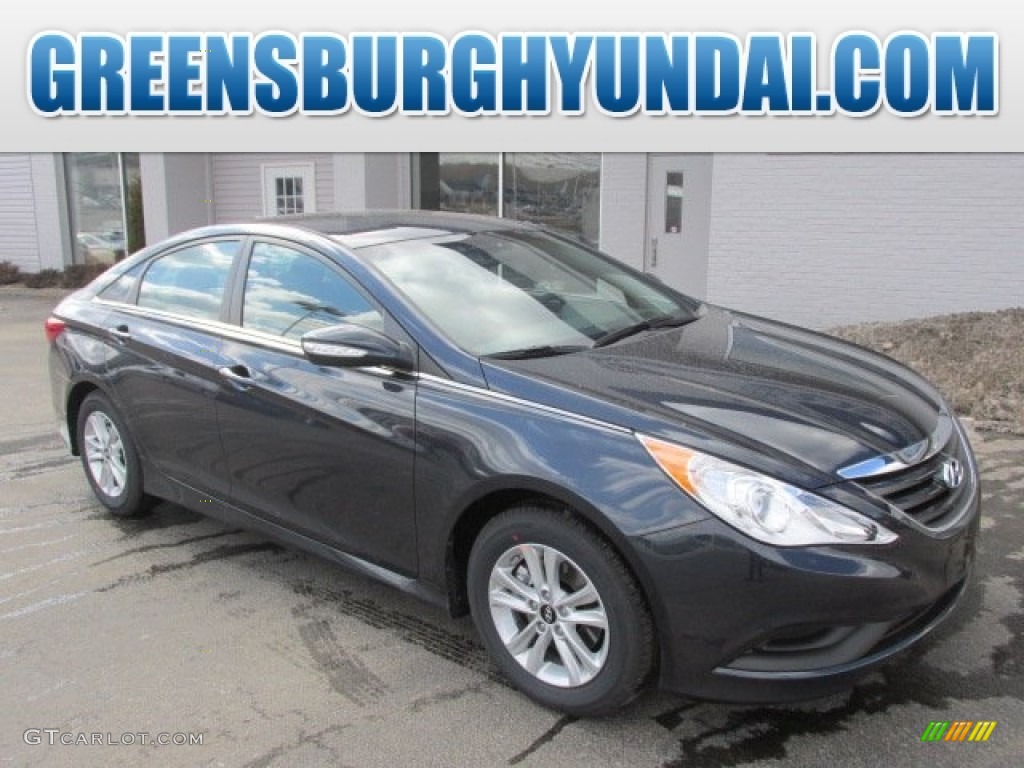 2014 Sonata GLS - Pacific Blue Pearl / Camel photo #1
