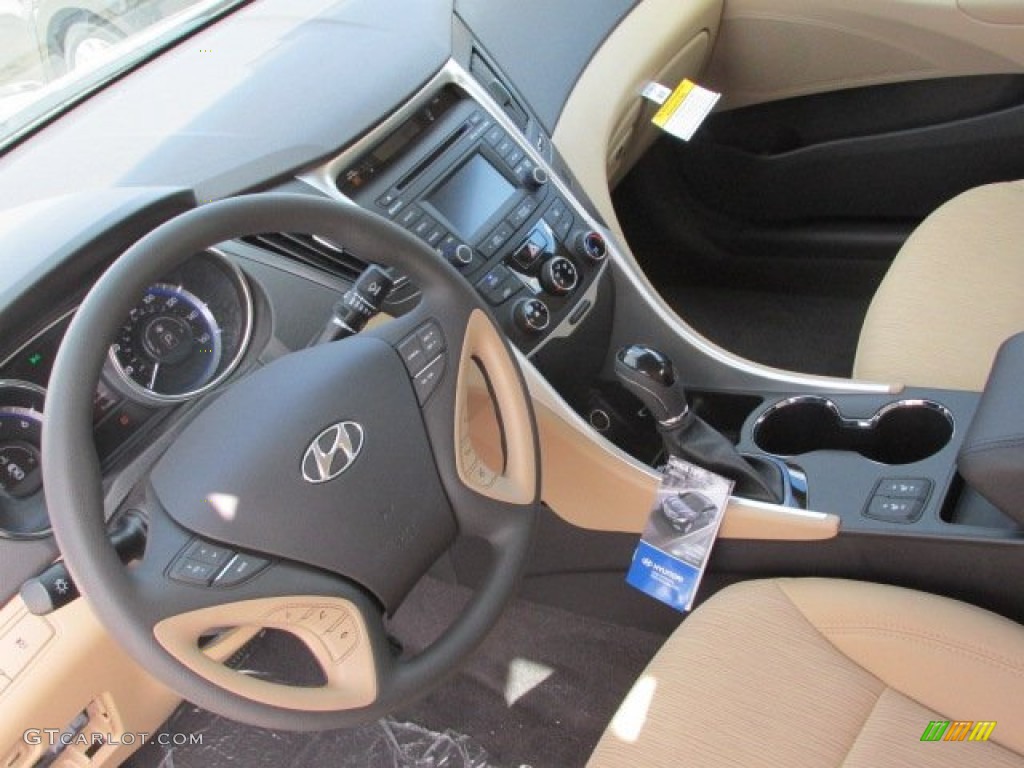 2014 Sonata GLS - Pacific Blue Pearl / Camel photo #8