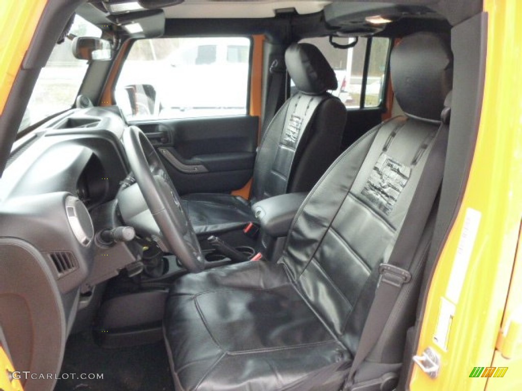 2012 Wrangler Unlimited Sport 4x4 - Dozer Yellow / Black photo #10