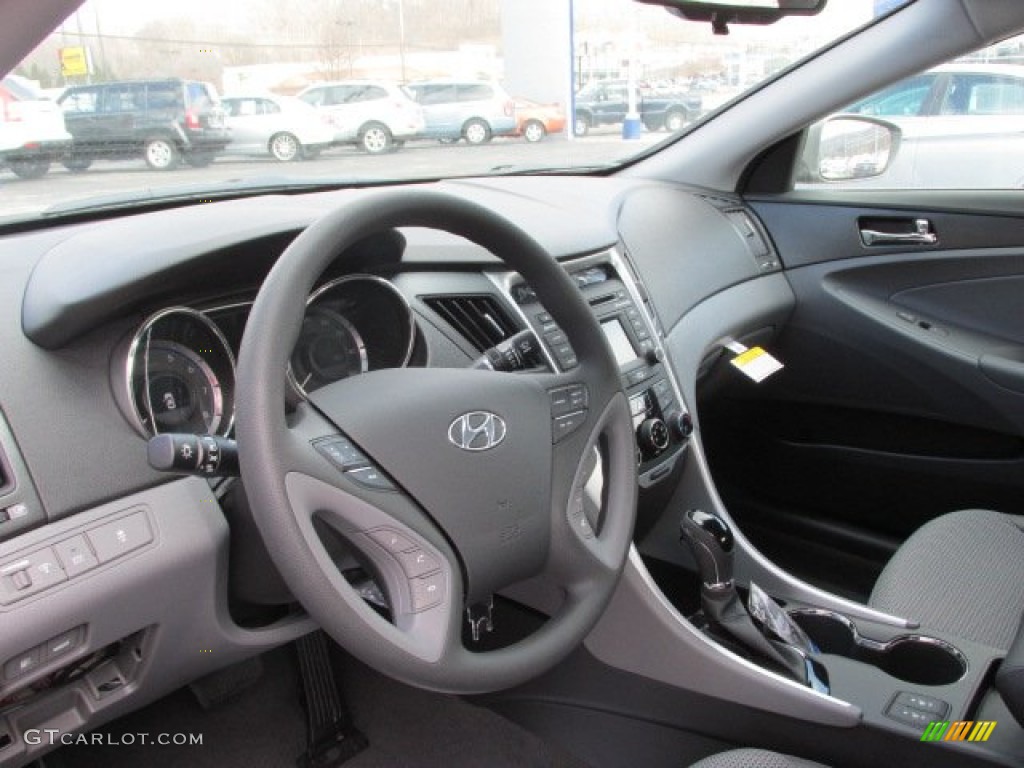 2014 Sonata GLS - Harbor Gray Metallic / Gray photo #7