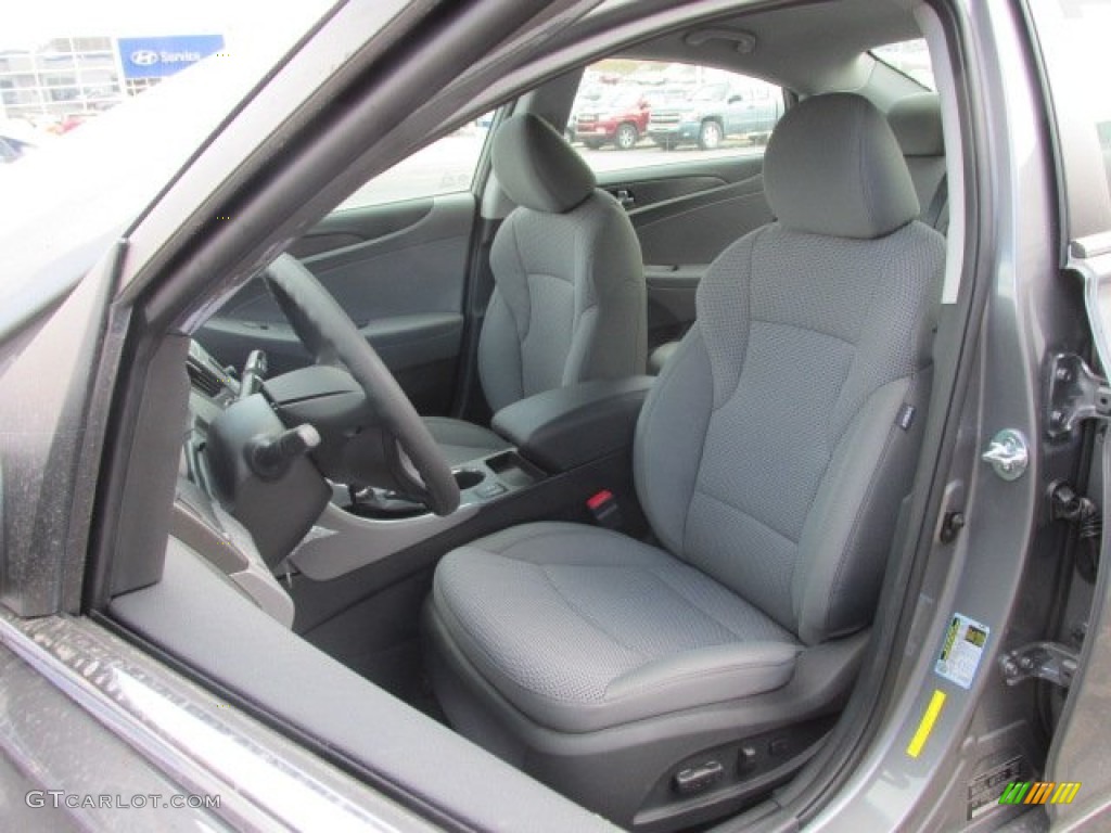 2014 Sonata GLS - Harbor Gray Metallic / Gray photo #8
