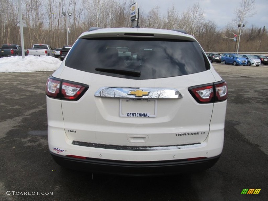 2014 Traverse LT AWD - White / Dark Titanium/Light Titanium photo #6